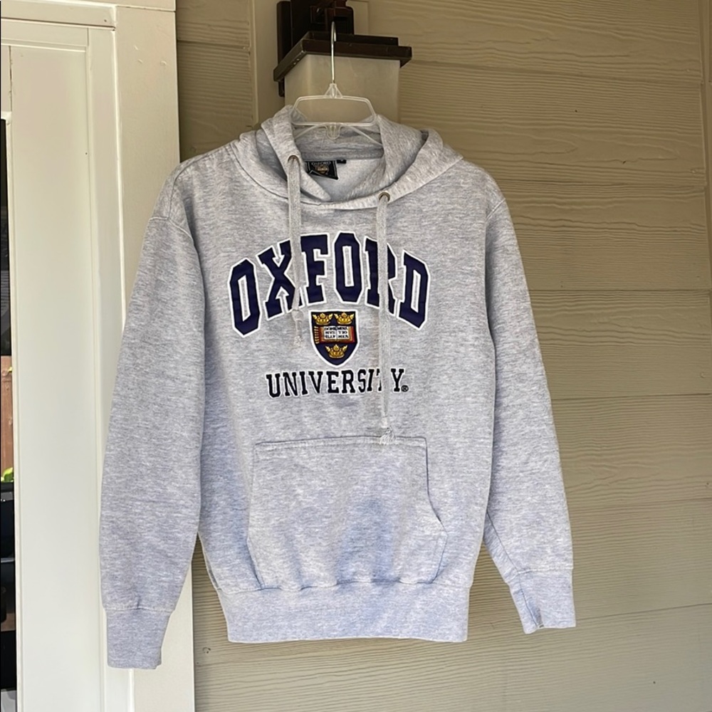 Oxford college hoodie.